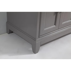 Bath Vanity with Engineered Marble Top in White with Basin and Mirror - VA1060D - The Home Selection