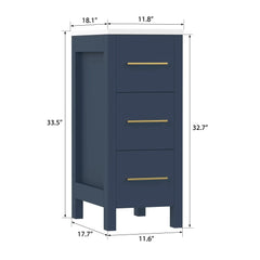 Vanity Art 12" Bath Vanity Cabinet without Top - VA3012 - The Home Selection