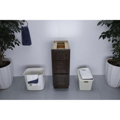 Vanity Art 12-Inch 3-Drawers Bath Vanity Cabinet Only - VA4012-3 - The Home Selection