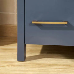 Vanity Art 12 Inch Bath Vanity Side Cabinet with Engineered Marble Top - VA3112 - The Home Selection