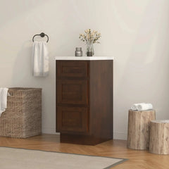 Vanity Art 15-Inch 3-Drawers Bath Vanity Cabinet Only - VA4024 - The Home Selection