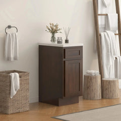 Vanity Art 15-Inch H 1-Drawer Bath Vanity Cabinet Only - VA4015-1 - The Home Selection