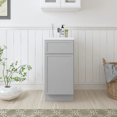Vanity Art 15" Vanity Cabinet Only - VA4115-1 - The Home Selection