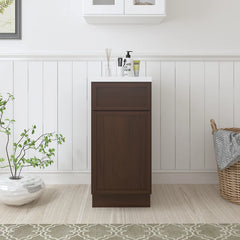 Vanity Art 15" Vanity Cabinet Only - VA4115-1 - The Home Selection