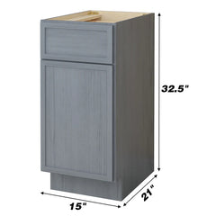 Vanity Art 15" Vanity Cabinet Only - VA4115-1 - The Home Selection