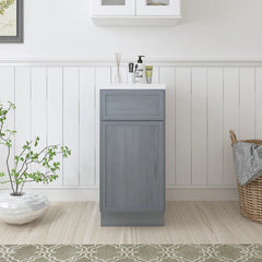 Vanity Art 15" Vanity Cabinet Only - VA4115-1 - The Home Selection