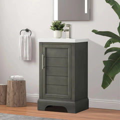 Vanity Art 20- Inch Bathroom Vanity with Ceramic Top - VA5020 - The Home Selection