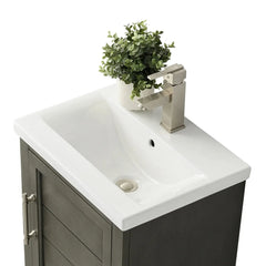 Vanity Art 20- Inch Bathroom Vanity with Ceramic Top - VA5020 - The Home Selection