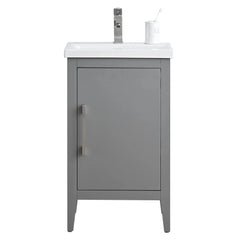 Vanity Art 20- Inch Single Sink Bathroom Vanity Cabinet with Ceramic Top - VA9020 - The Home Selection