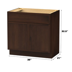Vanity Art 24" Bath Vanity Cabinet Only - VA4124 - The Home Selection