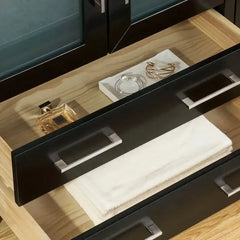 Vanity Art 24" Bathroom Vanity with Single Basin in White Engineered Marble Top and Mirror - VA3124 - The Home Selection
