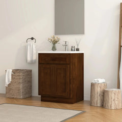 Vanity Art 24-Inch 2-Doors Bath Vanity Cabinet Only - VA4024 - The Home Selection