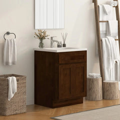 Vanity Art 24-Inch 2-Doors Bath Vanity Cabinet Only - VA4024 - The Home Selection