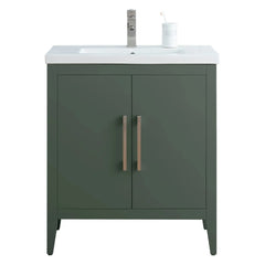 Vanity Art 24-Inch Single Sink Bathroom Vanity Cabinet with Ceramic Top - VA9024 - The Home Selection