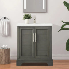 Vanity Art 30- Bathroom Vanity with Ceramic Top - VA5030 - The Home Selection
