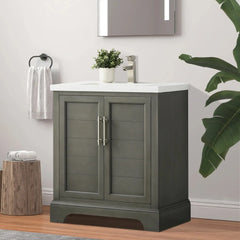 Vanity Art 30- Bathroom Vanity with Ceramic Top - VA5030 - The Home Selection
