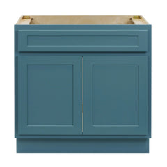 Vanity Art 30-Inch 2-Doors Bath Vanity Cabinet Only in Brown - VA4030 - The Home Selection