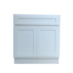 Vanity Art 30-Inch 2-Doors Bath Vanity Cabinet Only in Brown - VA4030 - The Home Selection