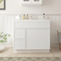 Vanity Art 36" Bath Vanity Cabinet Only - VA4136-2L - The Home Selection