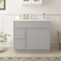 Vanity Art 36" Bath Vanity Cabinet Only - VA4136-2L - The Home Selection