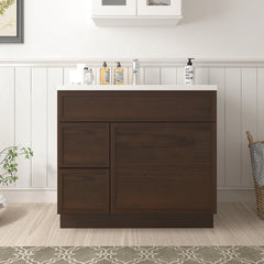 Vanity Art 36" Bath Vanity Cabinet Only - VA4136-2L - The Home Selection