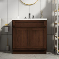 Vanity Art 36-Inch 2-Doors Bath Vanity Cabinet Only - VA4036 - The Home Selection