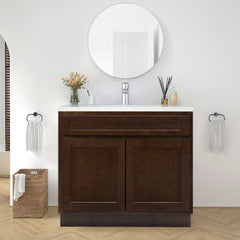 Vanity Art 36-Inch 2-Doors Bath Vanity Cabinet Only - VA4036 - The Home Selection
