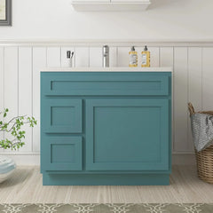 Vanity Art 36-Inch 2-Left Drawers Bath Vanity Cabinet Only - VA4036-2L - The Home Selection