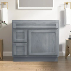 Vanity Art 36-Inch 2-Left Drawers Bath Vanity Cabinet Only - VA4036-2L - The Home Selection