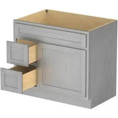 Vanity Art 36-Inch 2-Left Drawers Bath Vanity Cabinet Only - VA4036-2L - The Home Selection