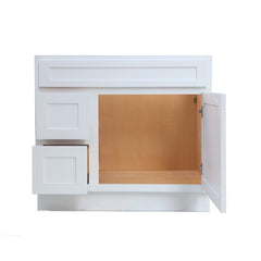 Vanity Art 36-Inch 2-Left Drawers Bath Vanity Cabinet Only - VA4036-2L - The Home Selection