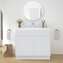 Vanity Art 36-Inch 2-Left Drawers Bath Vanity Cabinet Only - VA4036-2L - The Home Selection
