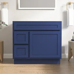 Vanity Art 36-Inch 2-Left Drawers Bath Vanity Cabinet Only - VA4036-2L - The Home Selection