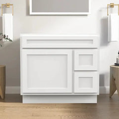 Vanity Art 36-Inch 2-Right Drawers Bath Vanity Cabinet Only - VA4036 - The Home Selection