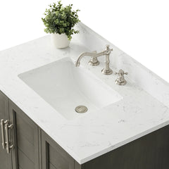 Vanity Art 36-Inch Bathroom Vanity with Engineered Marble Top - VA5036 - The Home Selection