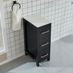 Vanity Art 36" Single Basin Bathroom Vanity with Top in White Ceramic and Mirror - VA3024-36 - The Home Selection