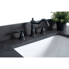 Vanity Art 36” Single Sink Bathroom Vanity in Tan with Black Limestone Top - VA7036-T-BT - The Home Selection