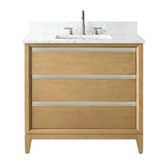 Vanity Art 36” Single Sink Bathroom Vanity with Engineered Marble Top - VA8036 - The Home Selection