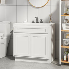 Vanity Art 39-Inch 2-Doors Bath Vanity Cabinet Only - VA4039 - The Home Selection
