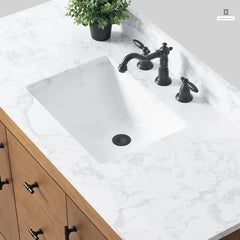 Vanity Art 42"Single Sink Bathroom Vanity in Tan - VA7042-T - The Home Selection