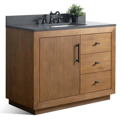 Vanity Art 42"Single Sink Bathroom Vanity in Tan - VA7042-T - The Home Selection