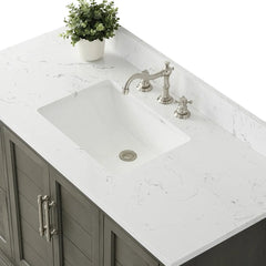 Vanity Art 48-Inch Bathroom Vanity with Engineered Marble Countertop & Backsplash - VA5048 - The Home Selection