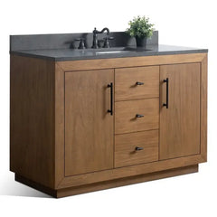 Vanity Art 48” Single Sink Bathroom Vanity in Tan - VA7048-T - The Home Selection