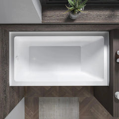 Vanity Art 48"x 32" Acrylic Soaking Bathtub with Overflow and Drain Left - B3011-LEFT - The Home Selection