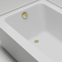 Vanity Art 54 in. x 32 in. Acrylic Alcove Skirt Soaking Bathtub with Left Overflow and Drain - B301M-LEFT - The Home Selection