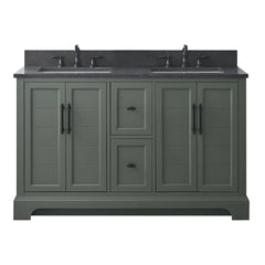 Vanity Art 54-Inch54 in. W x 22 in. D x 34.5 in. H Double Sink Freestanding Bathroom Vanity with Engineered Marble Top - VA5054 - The Home Selection