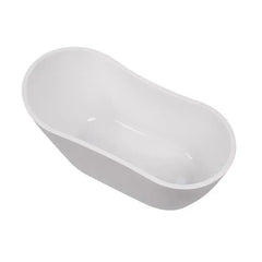 Vanity Art 55" x 28" Freestanding Acrylic Soaking Tub - VA6531 - The Home Selection