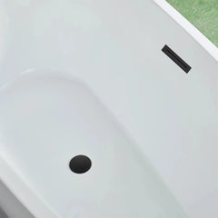 Vanity Art 71" Acrylic Clawfoot Freestanding Bathtub – Timeless Style & Luxurious Comfort - VA6517 - The Home Selection
