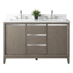Vanity Art 60-Inch Double Sink Bathroom Vanity with Engineered Marble Top - VA8060 - The Home Selection