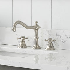 Vanity Art 60-Inch Single Sink Freestanding Bathroom Vanity with Engineered Marble Top- VA5060-S - The Home Selection
